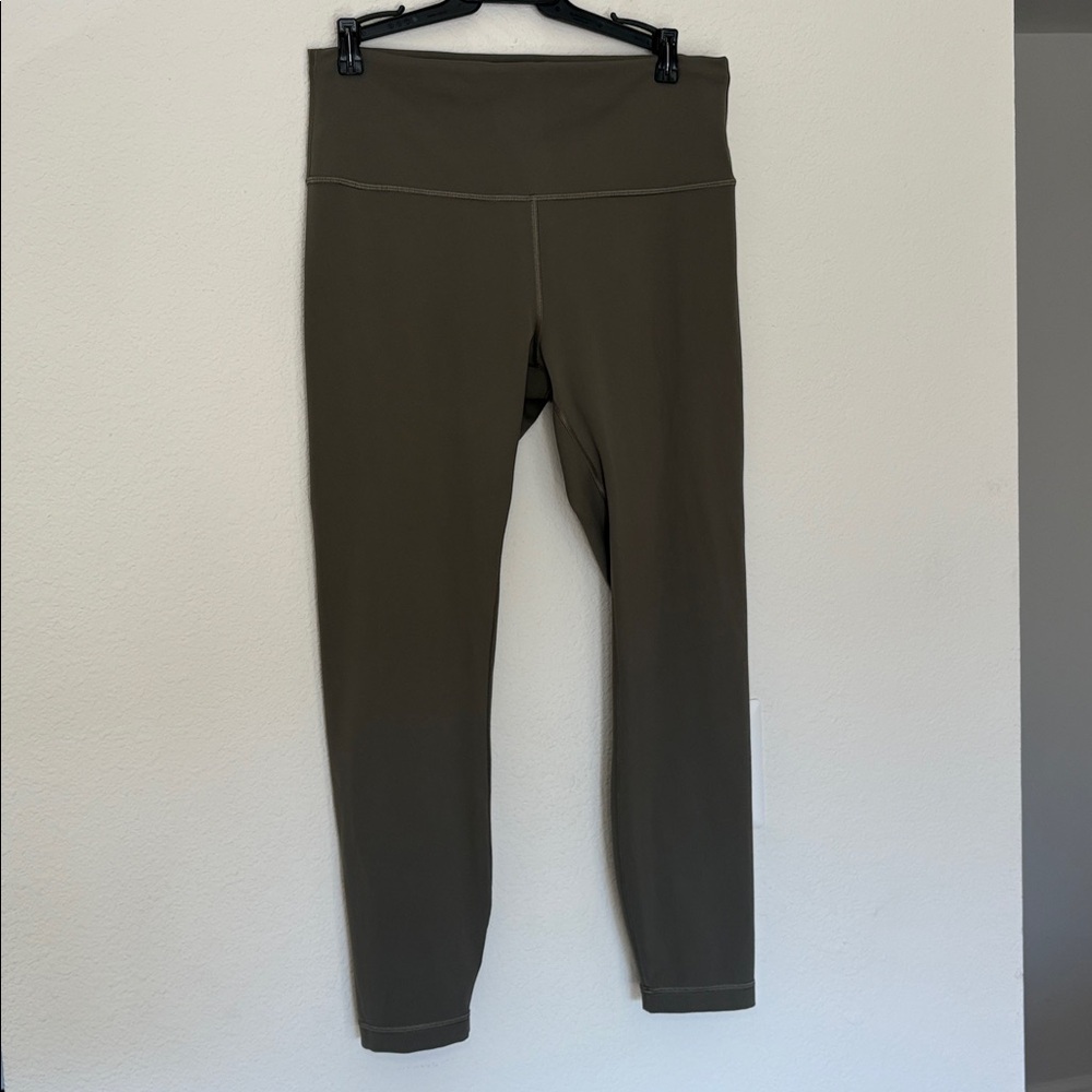 Lululemon Wunder Train High-Rise Tight 25" brown green size 12 leggings - Picture 6 of 6